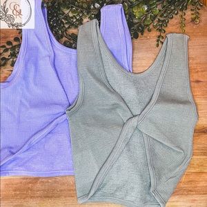 Dusty sage crossed brami (pictured right in photo)